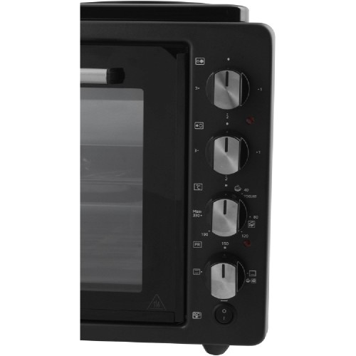 ELECTRIC MICRO OVEN WITH 3 HOB  R-2142 (42LT / BLACK / ΜΙΚΡΗ ΕΣΤΙΑ)